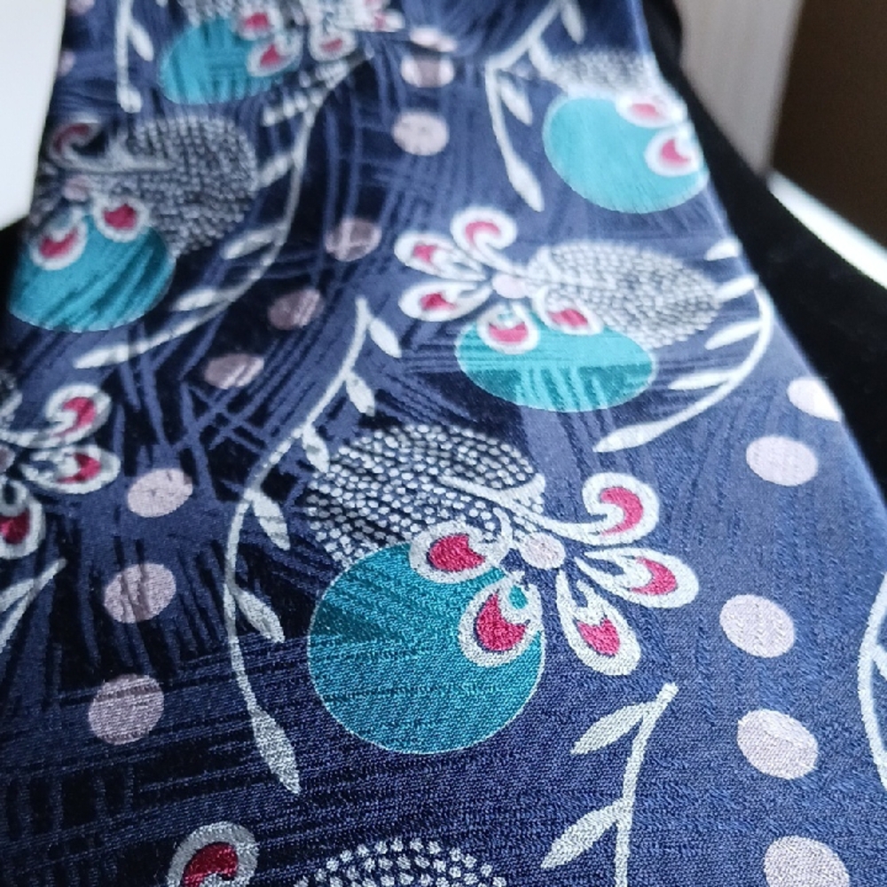 Seigo Luxury Silk Tie Men's Formal Wedding Prom Office - Picture 6 of 6